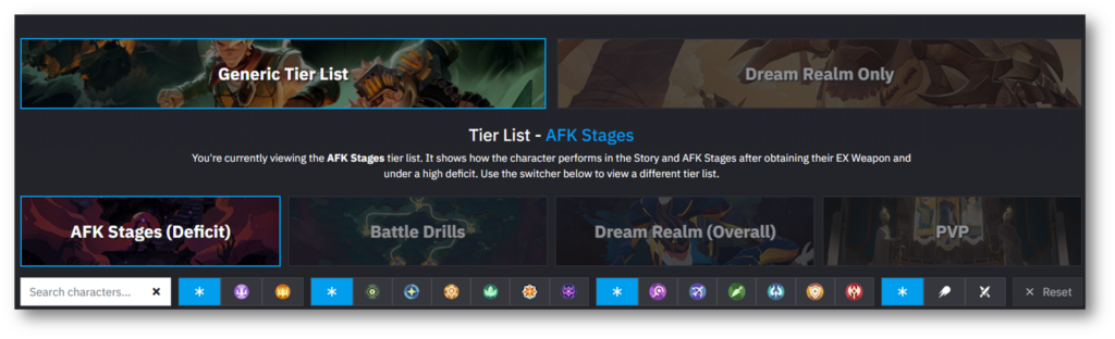 AFK 새로운여정 티어리스트 보는 사이트 추천 AFK 새로운여정 티어리스트 보는 사이트 추천