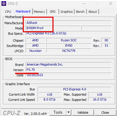 CPU-Z 확인